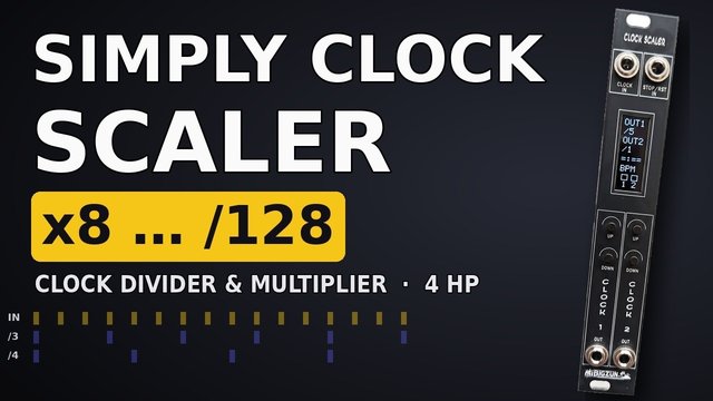 Simply CLOCK SCALER — clock divider & multiplier demo